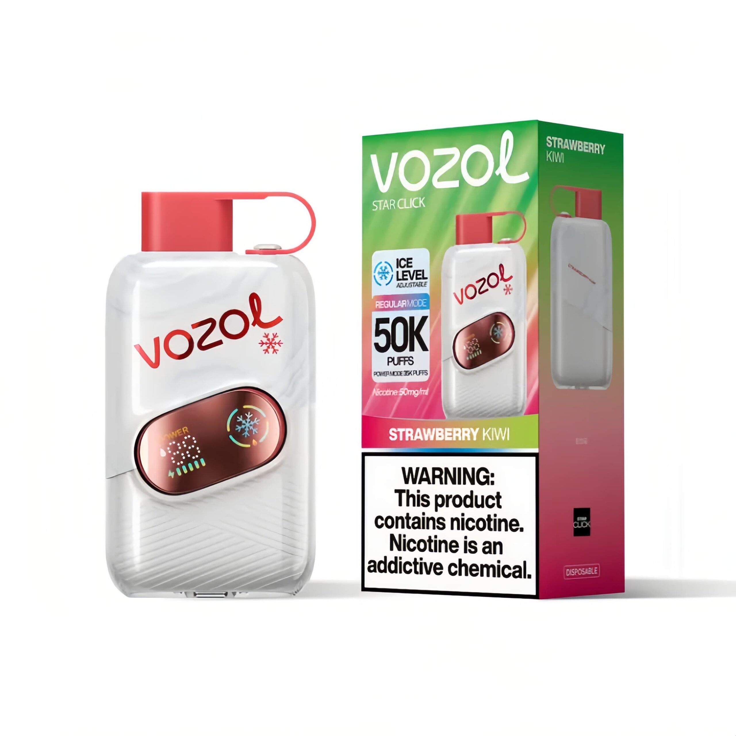 Vozol Star Click 50K Strawberry Kiwi